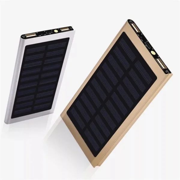 20000mAh Solar Power Bank with Dual USB Ports