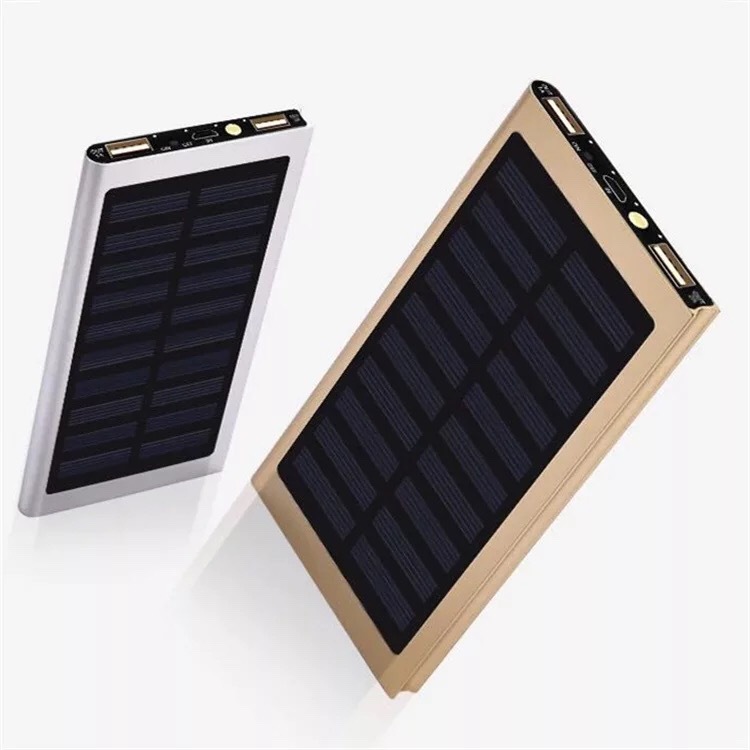 20000mAh Solar Power Bank with Dual USB Ports