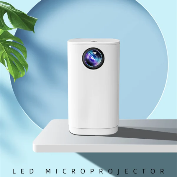Mini Portable Projector with Multi-Screen and Mobile Connection