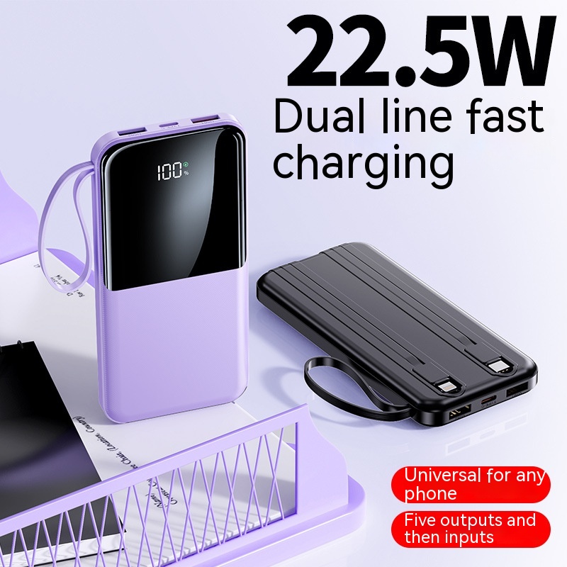 Ultra-Thin 20000mAh Fast Charge Portable Power Bank