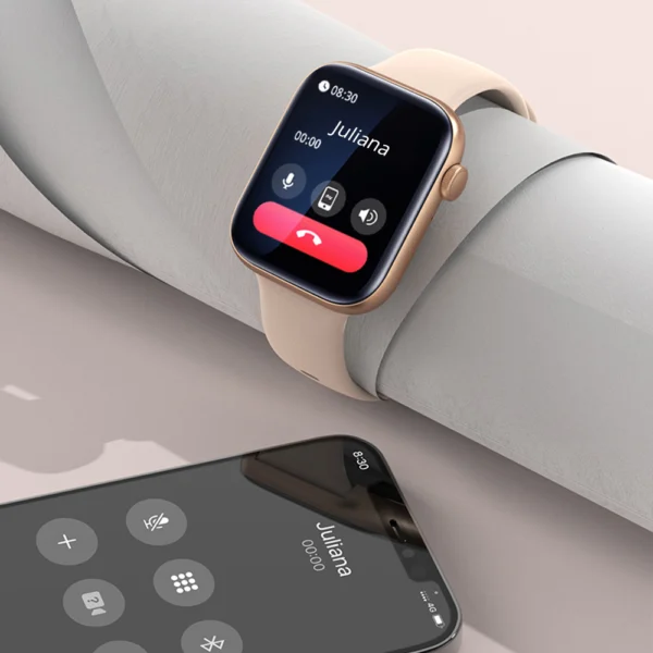 Sports Heart Rate Step Call Music Full Screen Smartwatch
