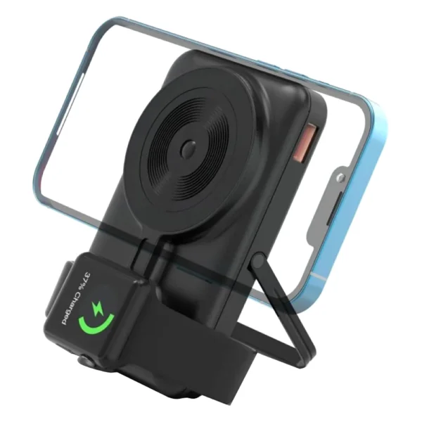 Aspor 10000mAh Wireless Magnetic Power Bank with Cables
