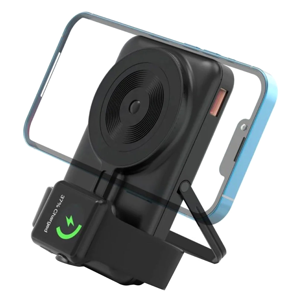 Aspor 10000mAh Wireless Magnetic Power Bank with Cables