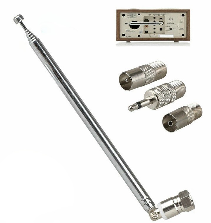 5-piece metal antenna set with F head quick plug