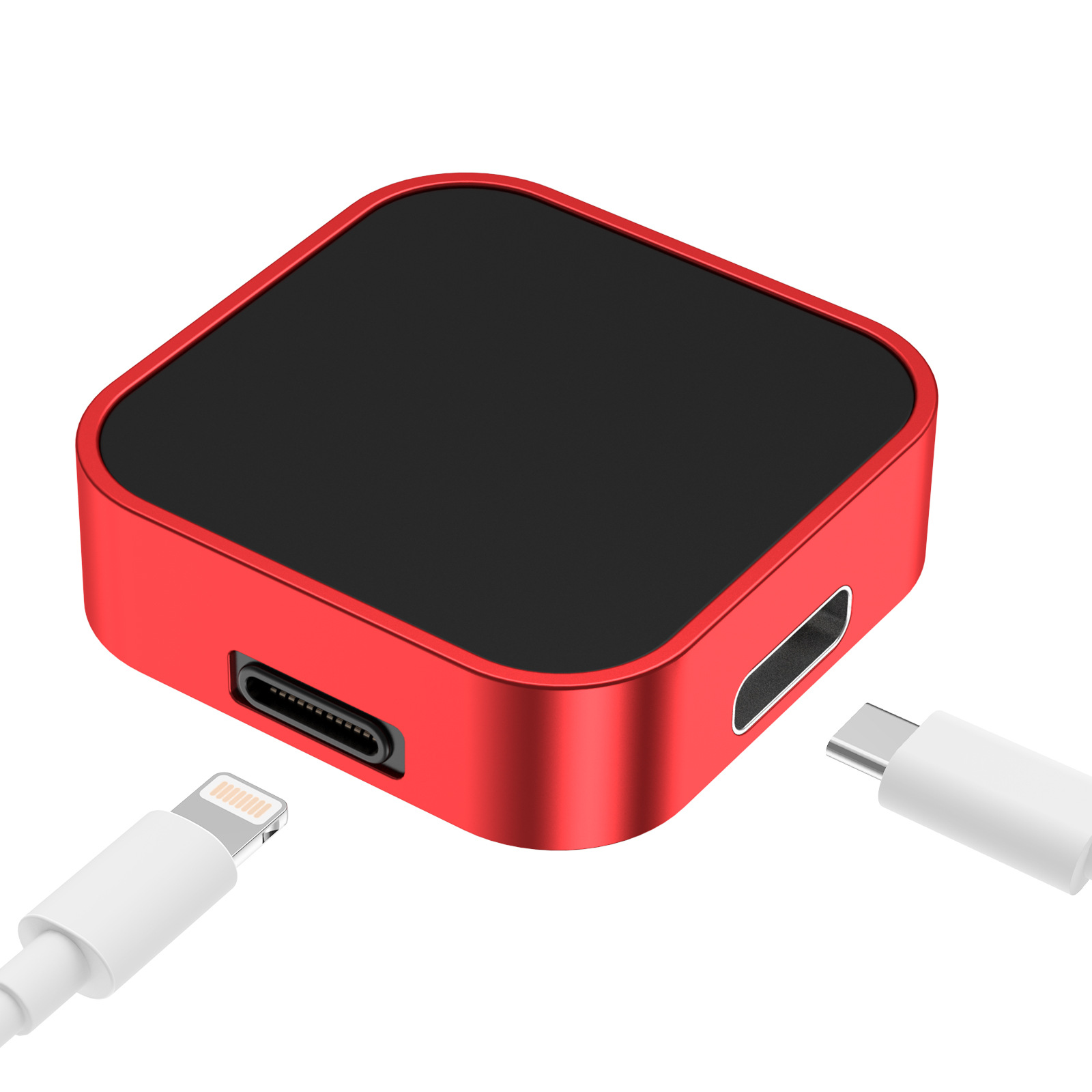 Strong magnetic dual interface watch wireless fast charger red