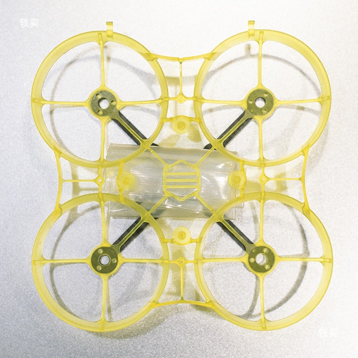 Mobula6 75mm blast-resistant transplant rack in cyan viewed front