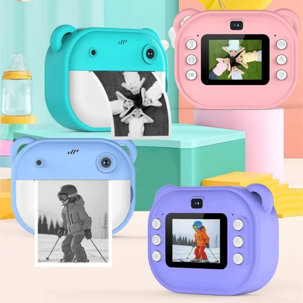 Cute Cartoon Children's Digital Camera with Printing