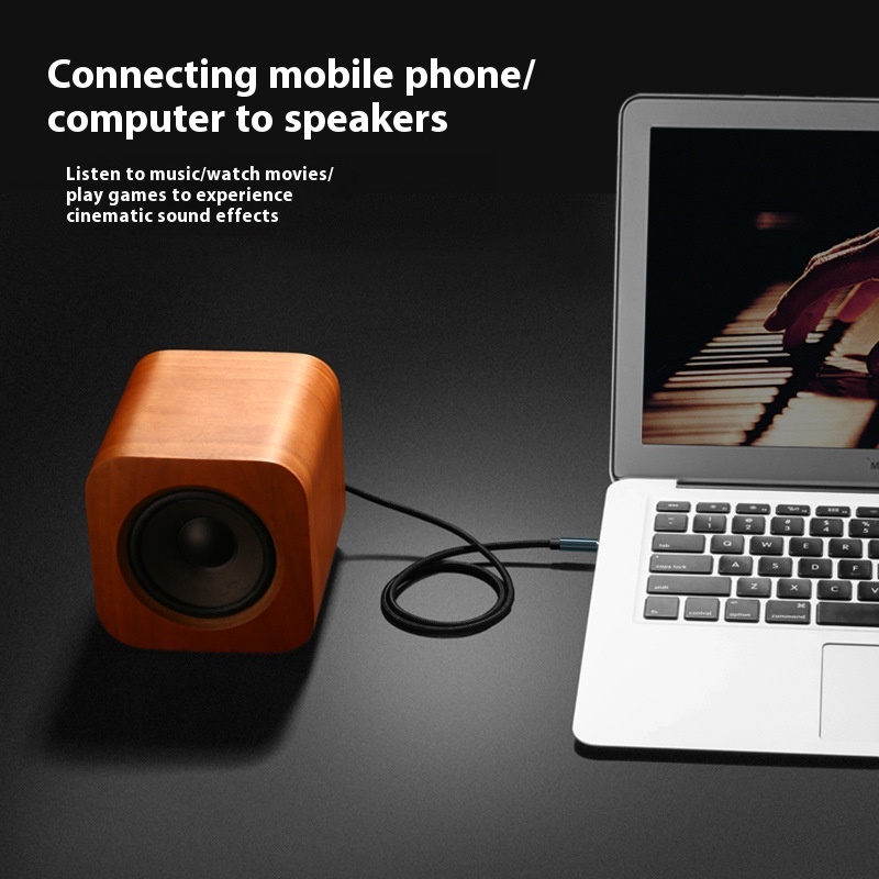 Car Aux Audio Cable 3.5mm for Phones and Sound Equipment