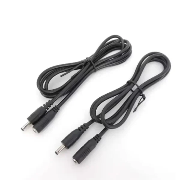 Copper Bold Male to Female Plug DC Power Cord Cable