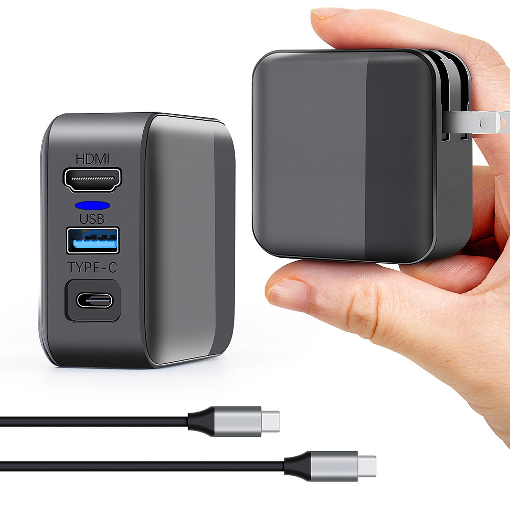 2IN1 AC adapter for Nintendo Switch TV conversion front view