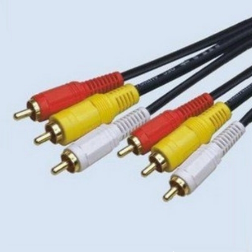 1.5 meter RCA AV cable front view showing connectors