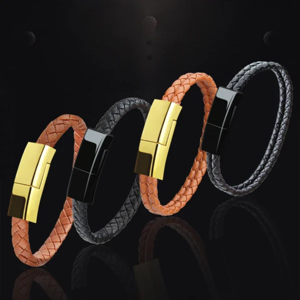 Creative Bracelet Charging Data Cable for Apple Android Type-C