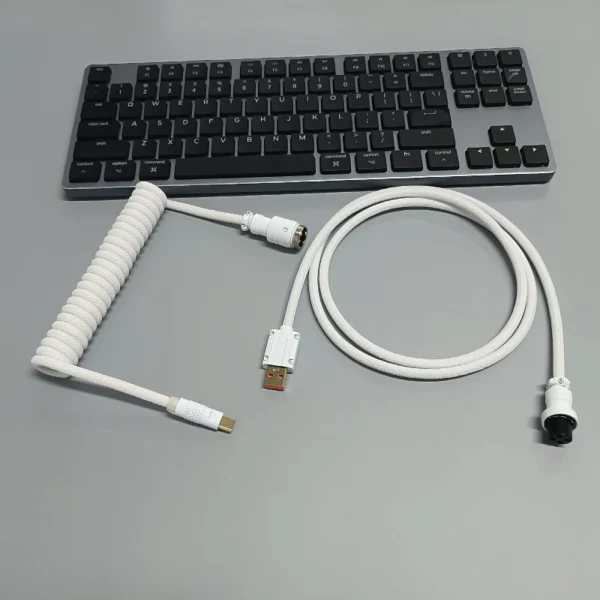 8K Magnetic Shaft Mechanical Keyboard Cable USB-C 6ft