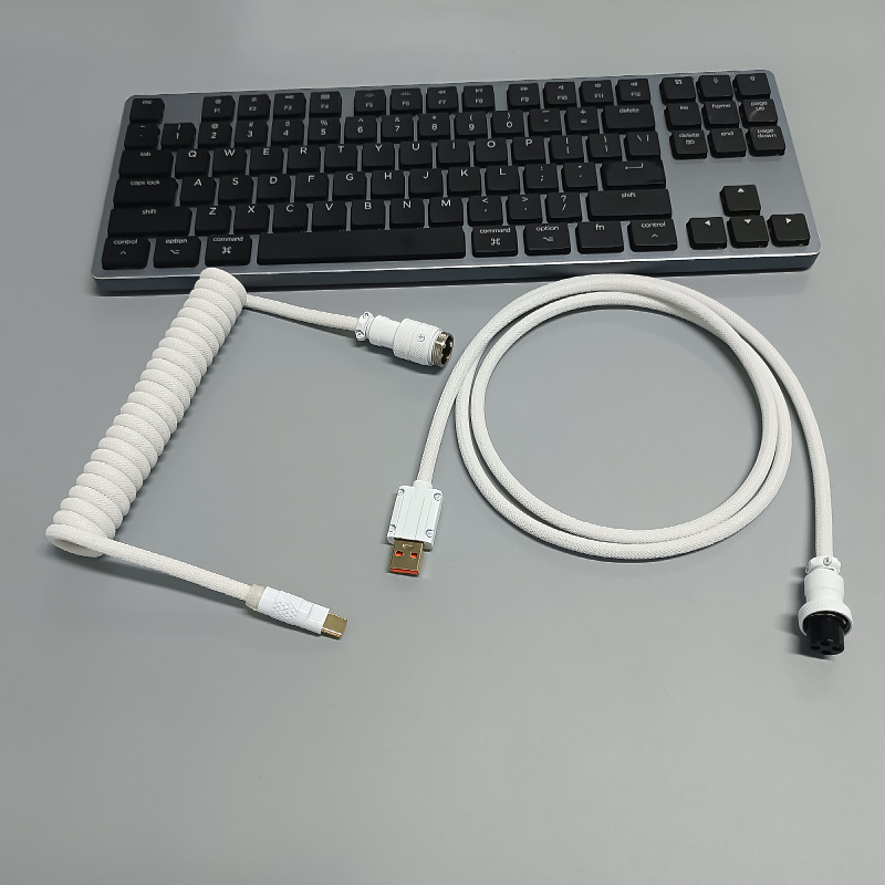 8K Magnetic Shaft Mechanical Keyboard Cable USB-C 6ft