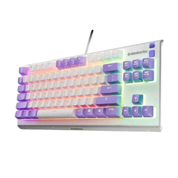 SteelSeries Apex 3 TKL Gaming Keyboard Amethyst