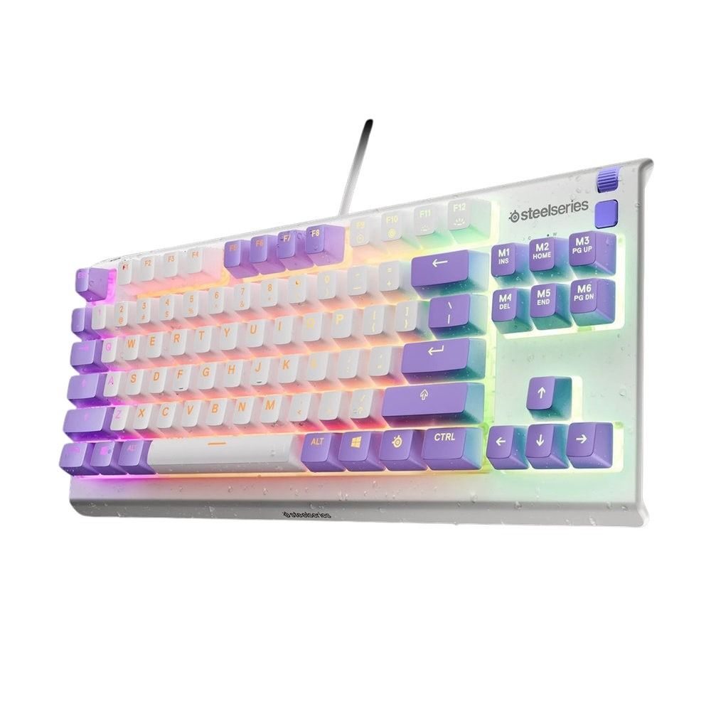 SteelSeries Apex 3 TKL Gaming Keyboard Amethyst