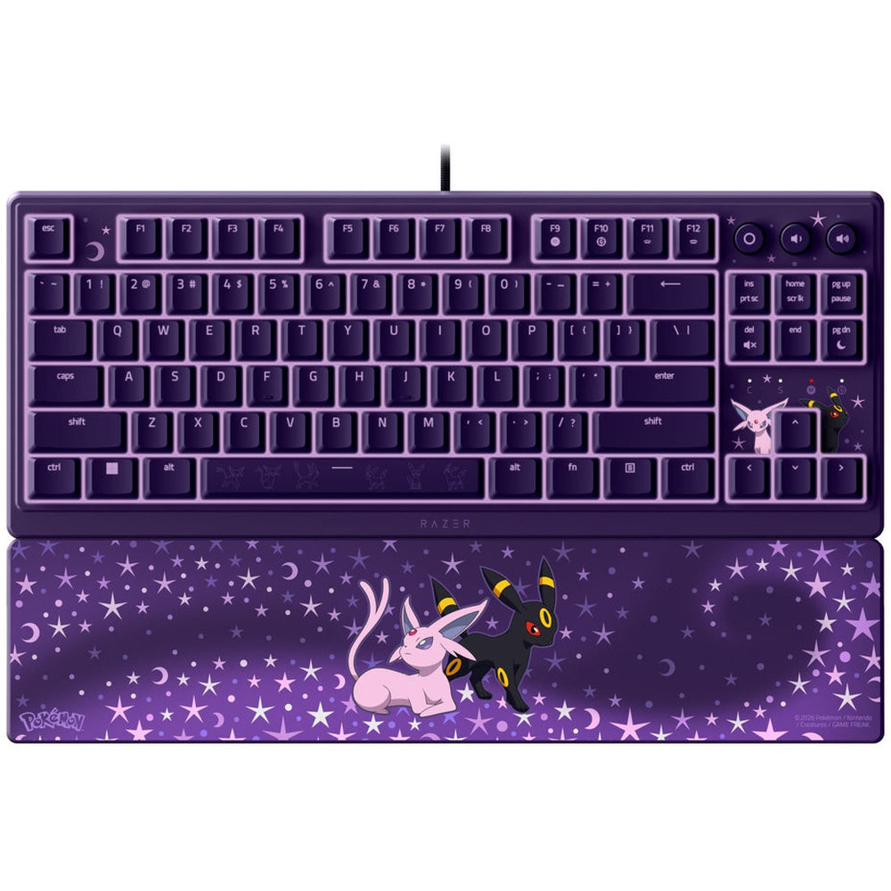 Razer Ornata V3 Tenkeyless Low-Profile RGB Keyboard Espeon Umbreon