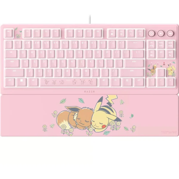 Razer Ornata V3 Tenkeyless RGB Keyboard Pikachu Eevee