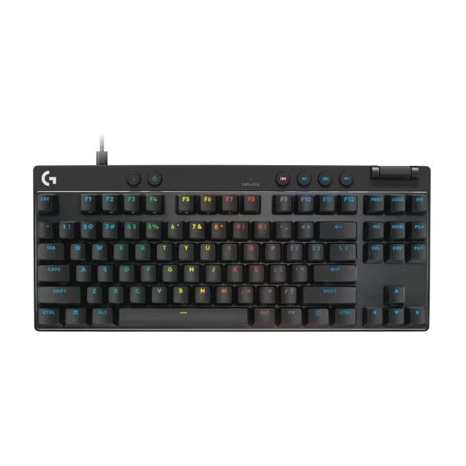 Logitech G Pro X TKL Rapid Wired Gaming Keyboard