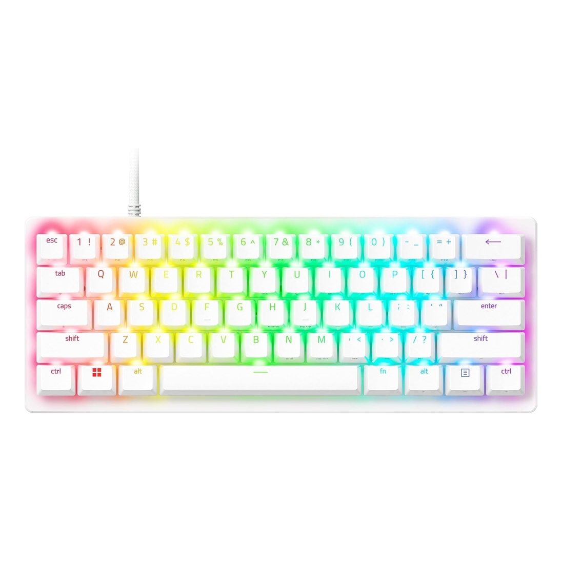 Razer Huntsman V3 Pro Mini 60% Analog Optical Keyboard White