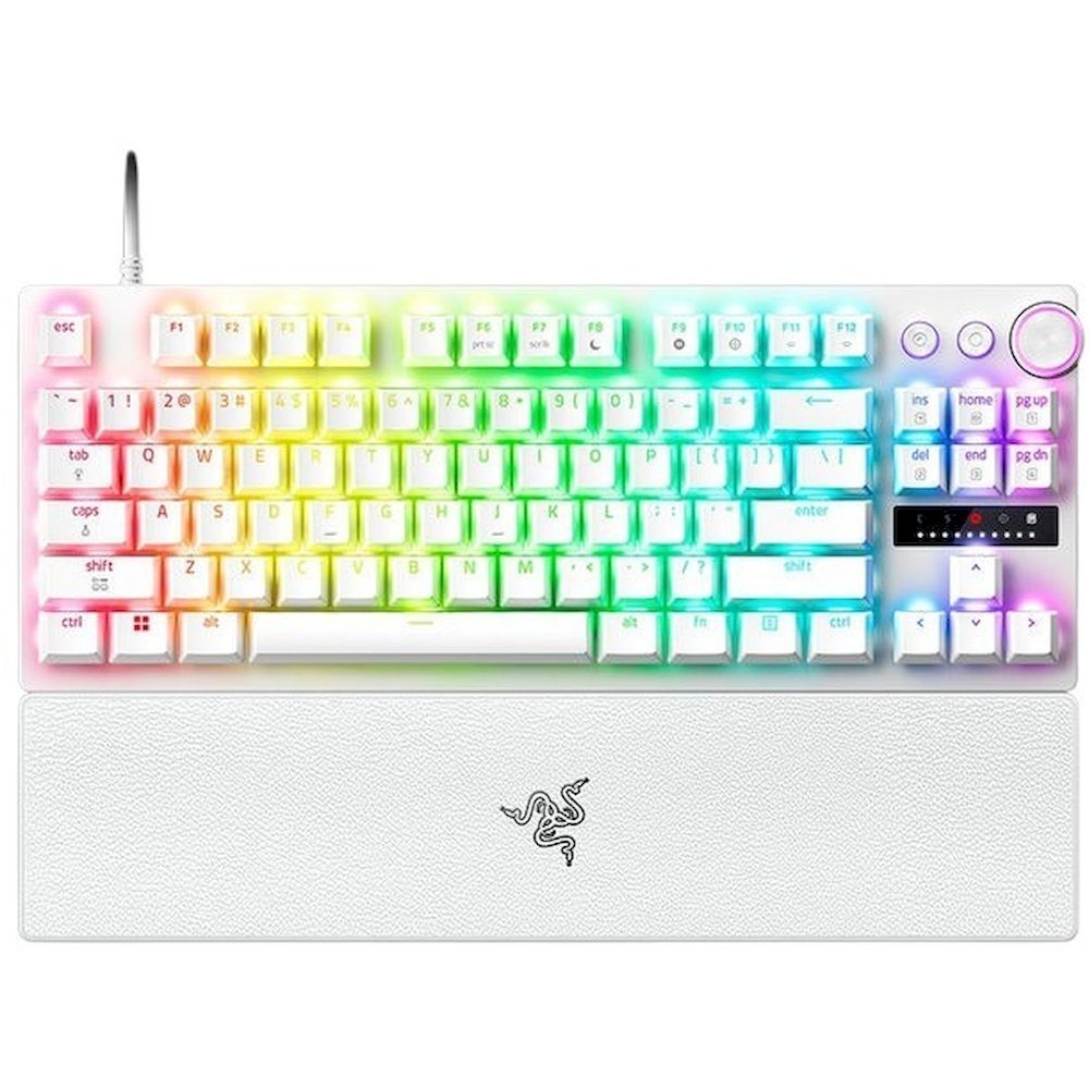Razer Huntsman V3 Pro Tenkeyless Analog Optical Keyboard White