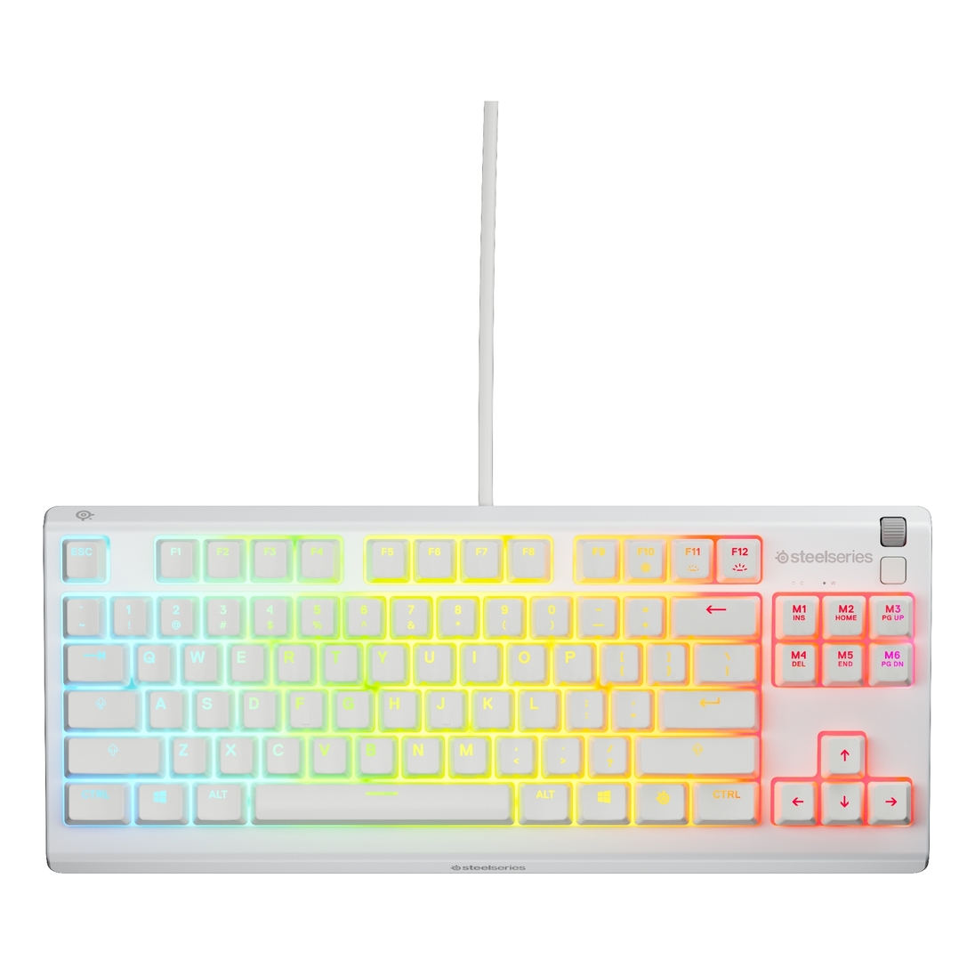 SteelSeries APEX 3 TKL White Gaming Keyboard US Layout