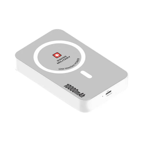 Swiss Military MagSafe Wireless Power Bank 10000mAh White