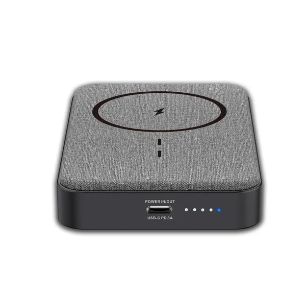 Swiss Military Magnetic 10000mAh Power Bank with Stand Gray