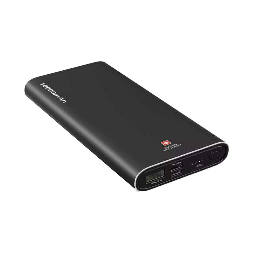 Swiss Military 10000mAh Black Power Bank
