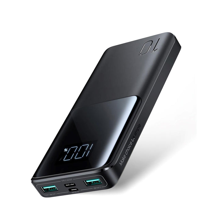 Protect 22.5W Fast Charge Power Bank 10,000mAh Black
