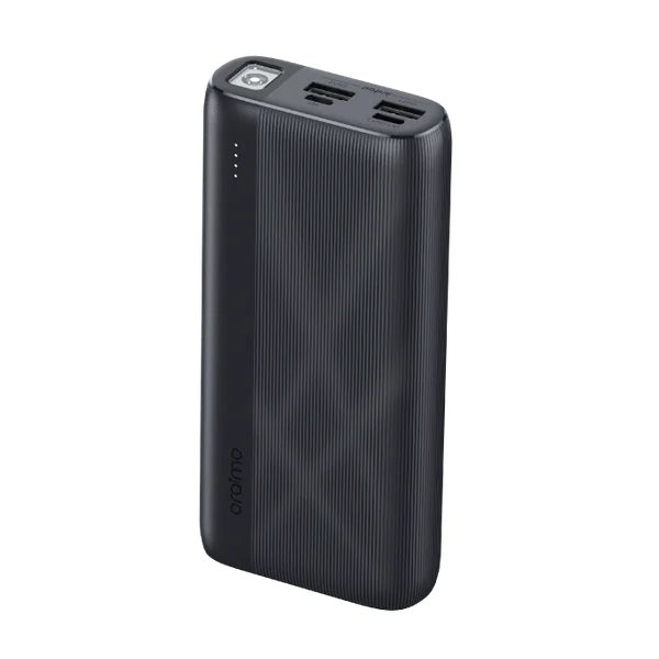 Oraimo Traveler 22.5 LED Torch Power Bank 20,000mAh Black