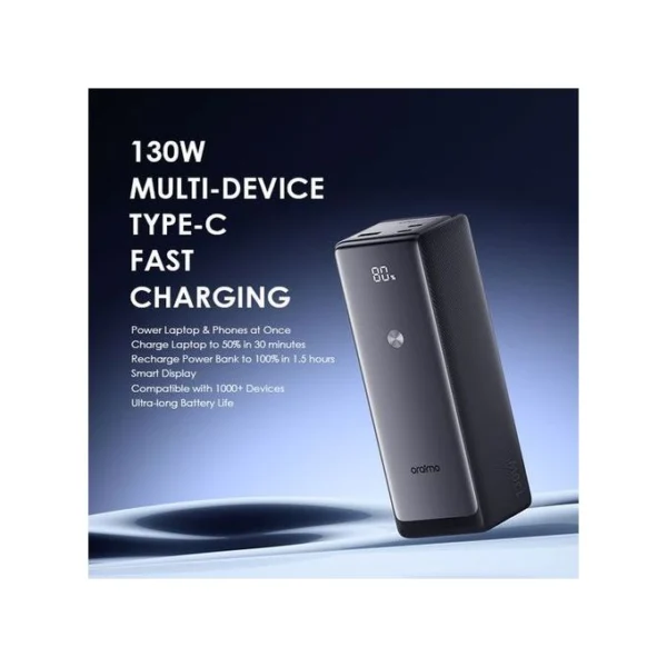 Oraimo Powerjet 130W 27600mAh Fast Charging Power Bank