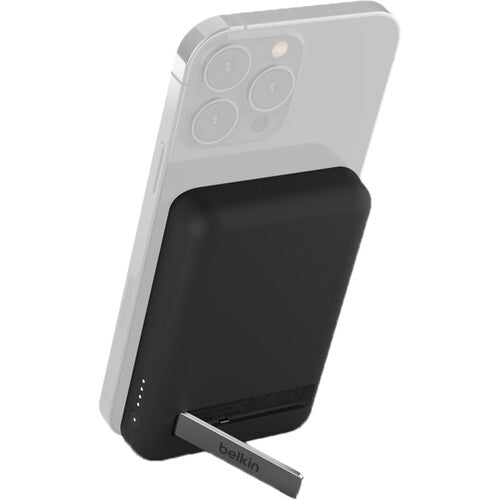 Belkin Magnetic Wireless Power Bank 5000mAh with Stand Black