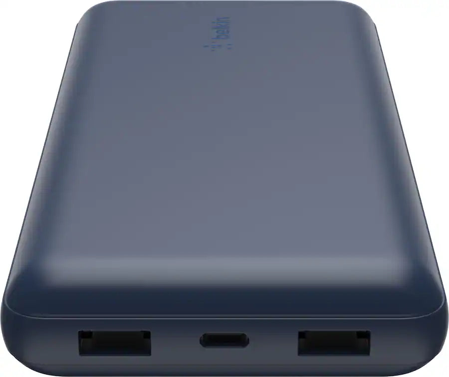 Belkin 20000mAh 3-Port Portable Charger 15W Blue