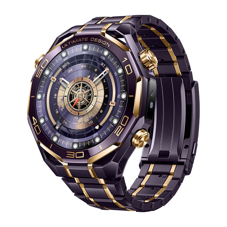 Huawei Watch Ultimate Smartwatch Royal Gold Titanium Strap