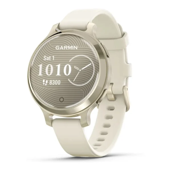 Garmin Lily 2 Active Smartwatch Lunar Gold Bone Band