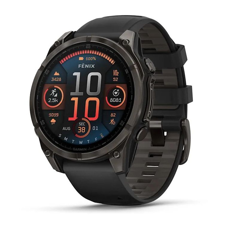 Garmin Fenix 8 47mm AMOLED Sapphire Titanium GPS Watch