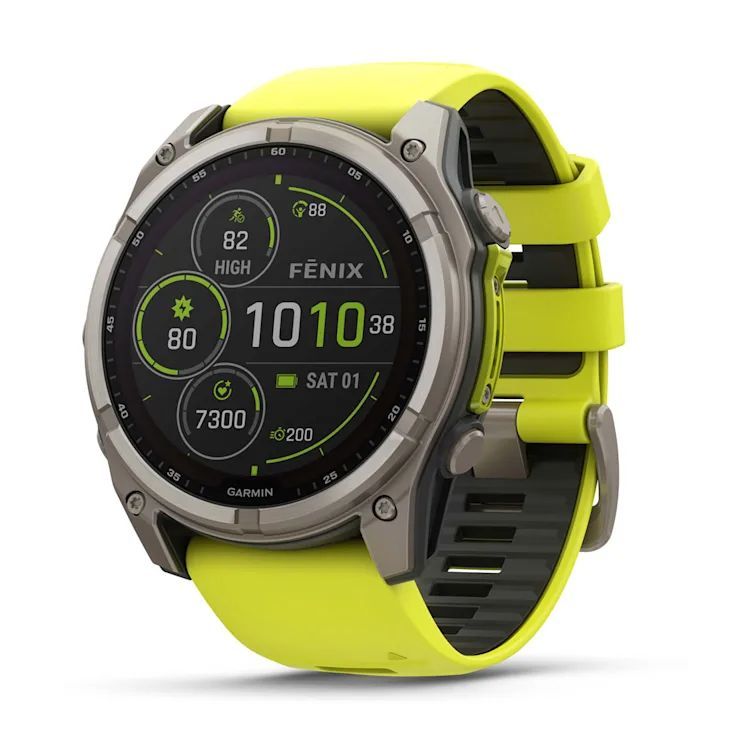 Garmin Fenix 8 51mm Solar Sapphire Titanium Multisport Watch