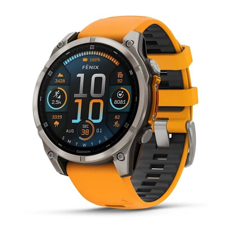 Garmin Fenix 8 47mm AMOLED Sapphire Titanium Smartwatch