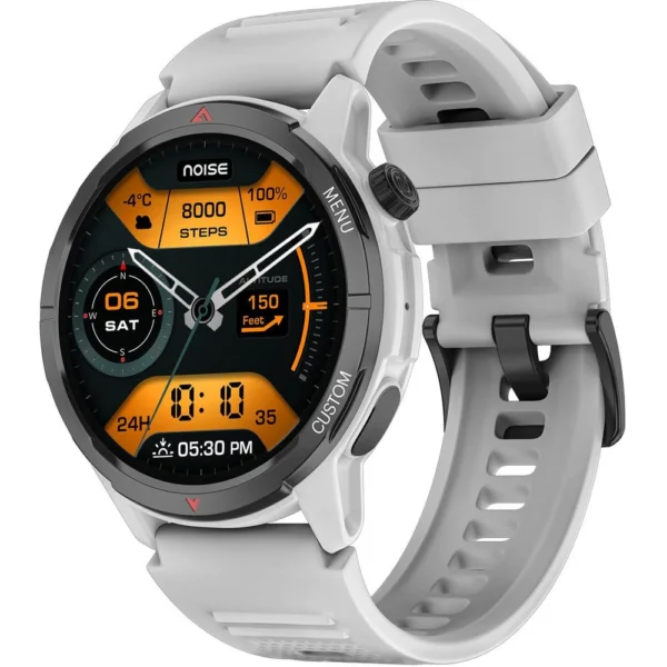 Noise Endeavour 2 Smartwatch Silver Grey with AMOLED Display