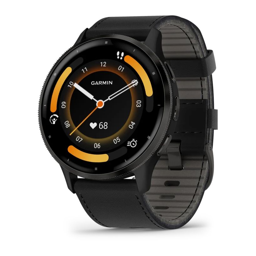 Garmin Venu 3 Fitness Smartwatch Slate Stainless Steel Bezel