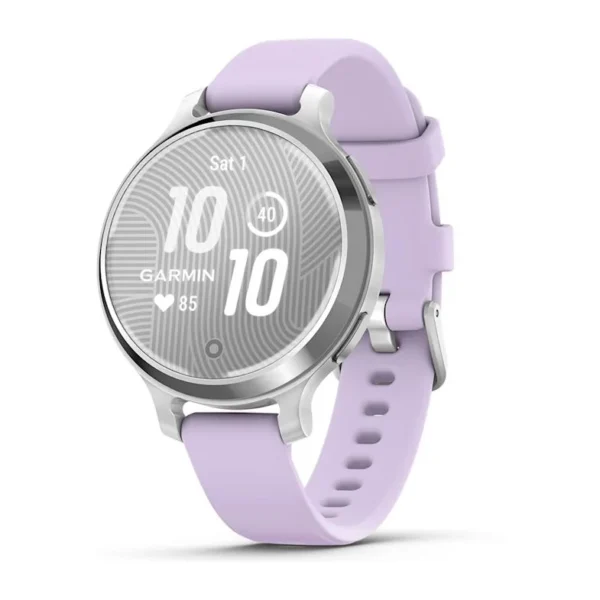 Garmin Lily 2 Active Stylish Fitness Smartwatch Silver Purple