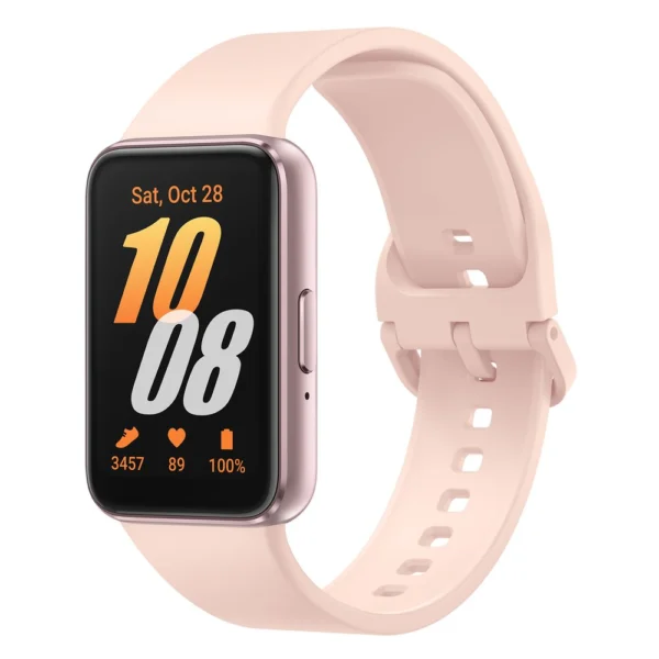 Samsung Galaxy Fit3 Fitness Smartwatch in Pink Gold