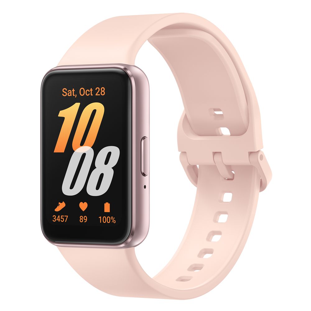 Samsung Galaxy Fit3 Fitness Smartwatch in Pink Gold