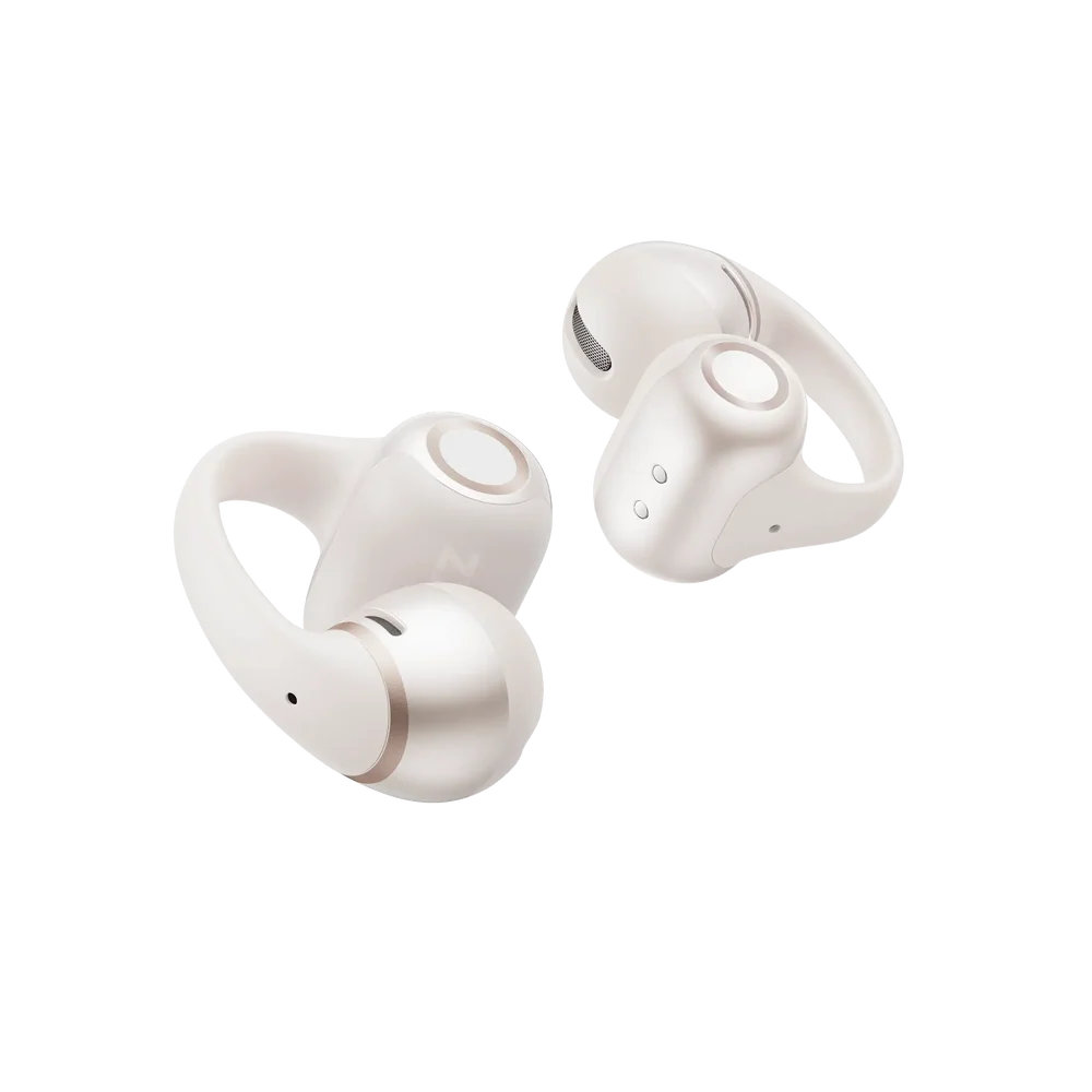 Shokz OpenDots 2 Wireless Open-Ear Earbuds White