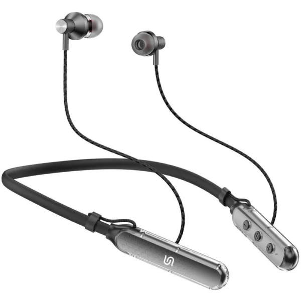 Porodo Soundtec SV Pro ENC Neckband Earphones Black