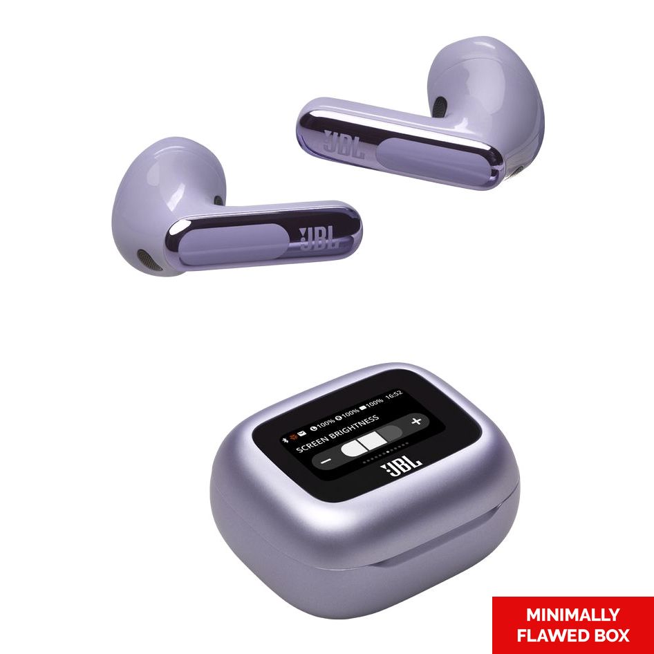 JBL Live Flex 3 Wireless Noise Cancelling Earbuds Purple