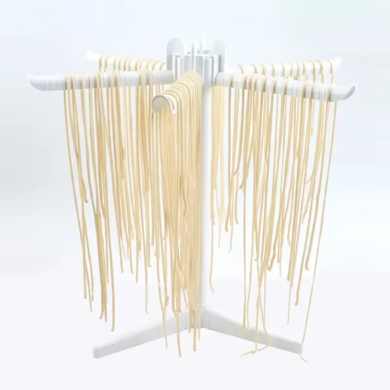 Collapsible Pasta Drying Rack with 5 Arms for Easy Noodle Drying