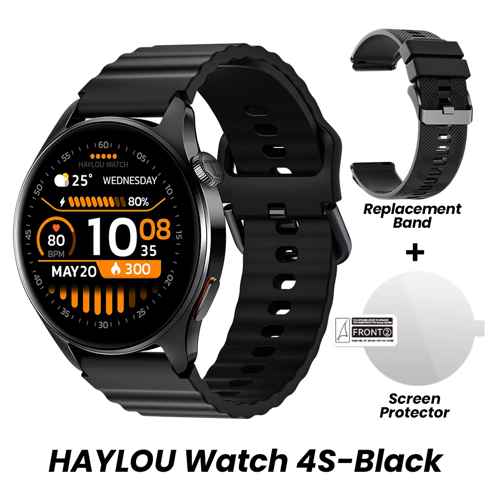 HAYLOU Watch 4S GPS Smartwatch with 1.43” HD AMOLED