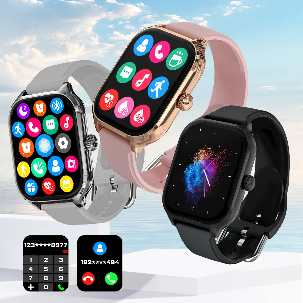 LAXASFIT H9 Smartwatch with Call, Fitness & Music Features